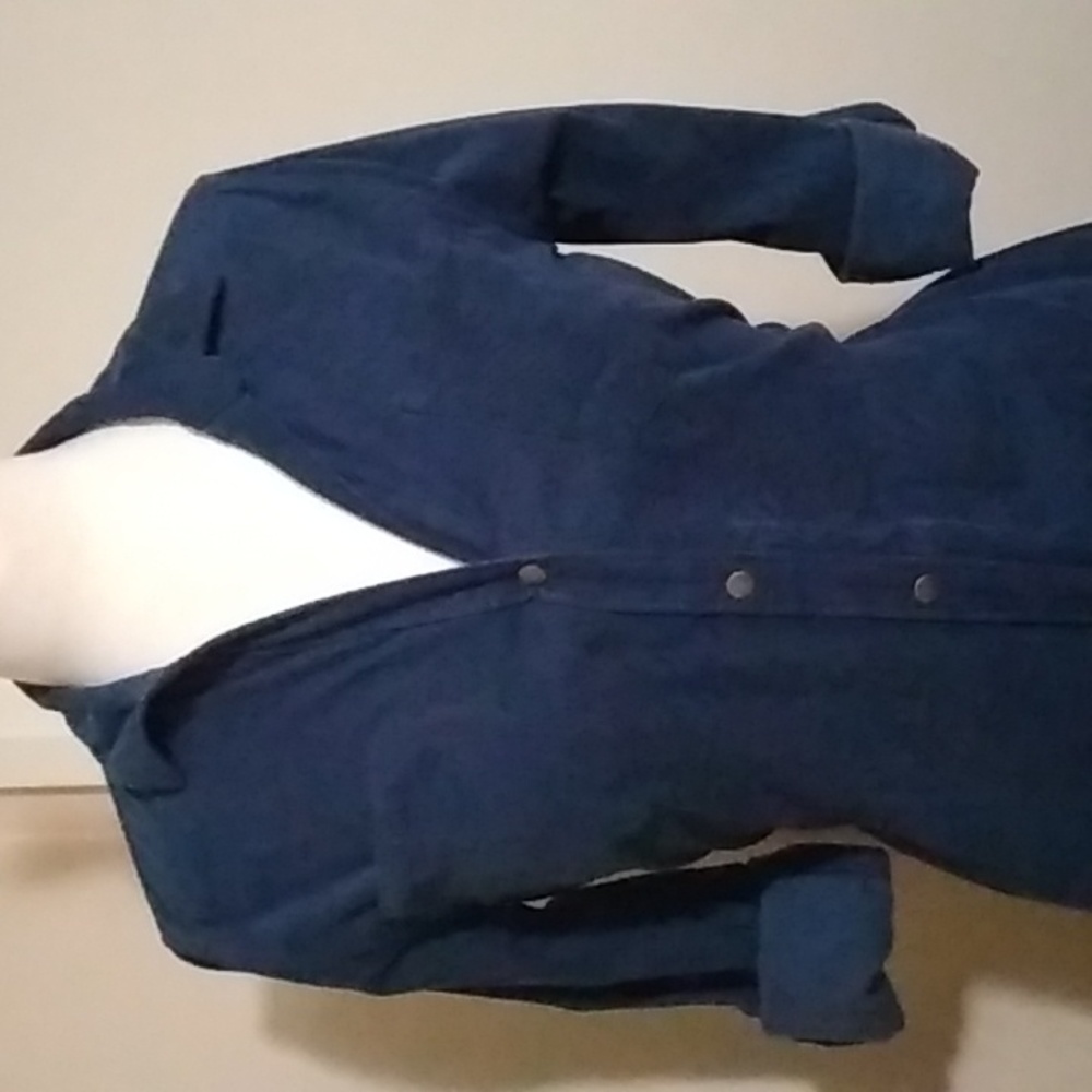 NWT Navy Corduroy Dress XS - Picture 2 of 10